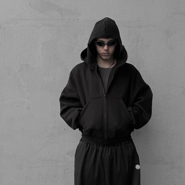470 GSM BALACLAVA HOODIE LIMITED BLACK