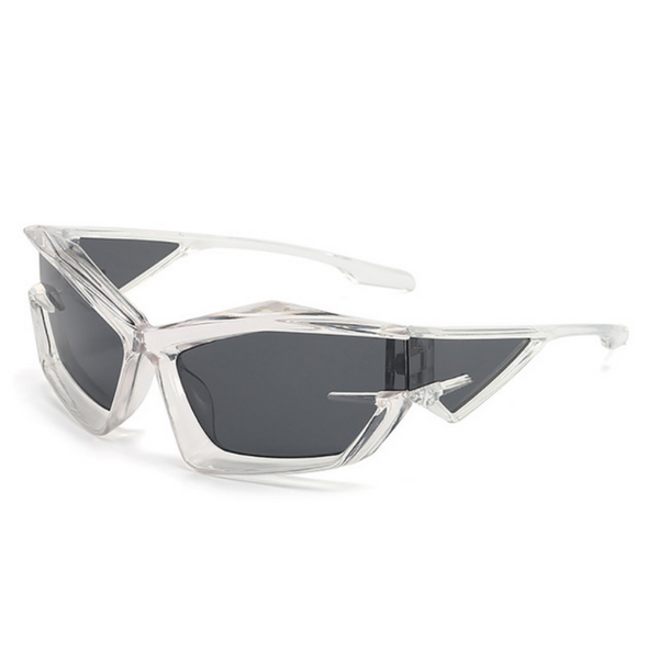 Vision Y2K Brille | Silber grau