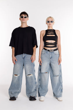 Zerrissene Baggy Jeans