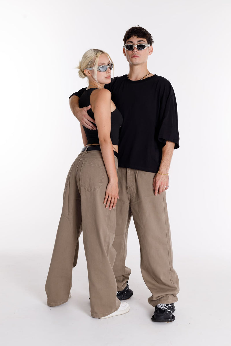 Khaki Basic Pants