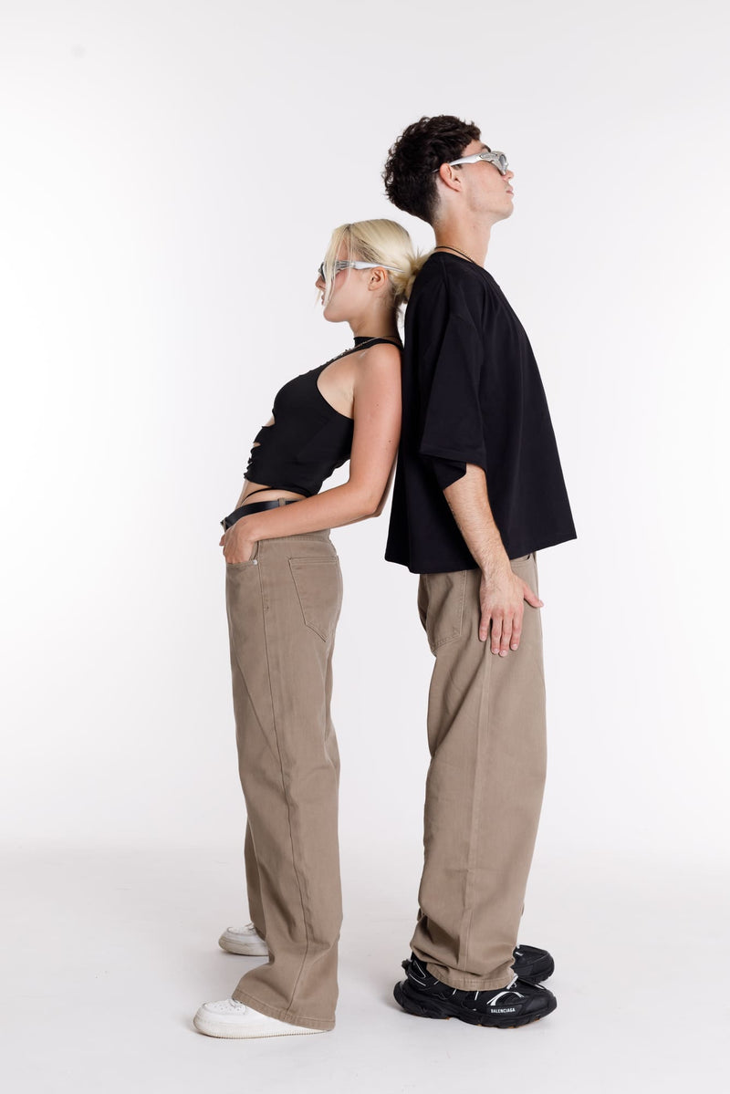 Khaki Basic Pants