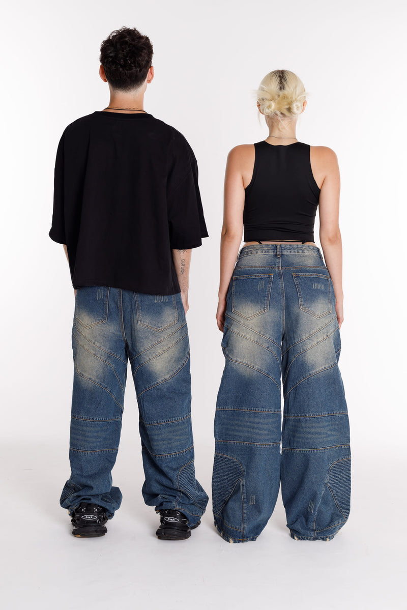 Jeans Angst vor blauen Unisex Übergröße