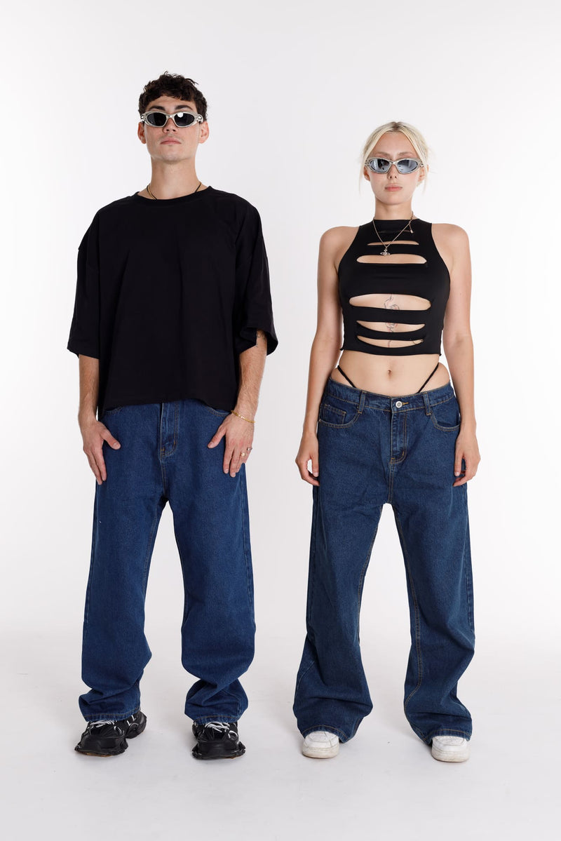 Straight Basic Jeans Unisex