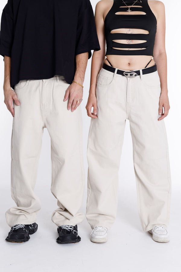 Creamy Basic Pants