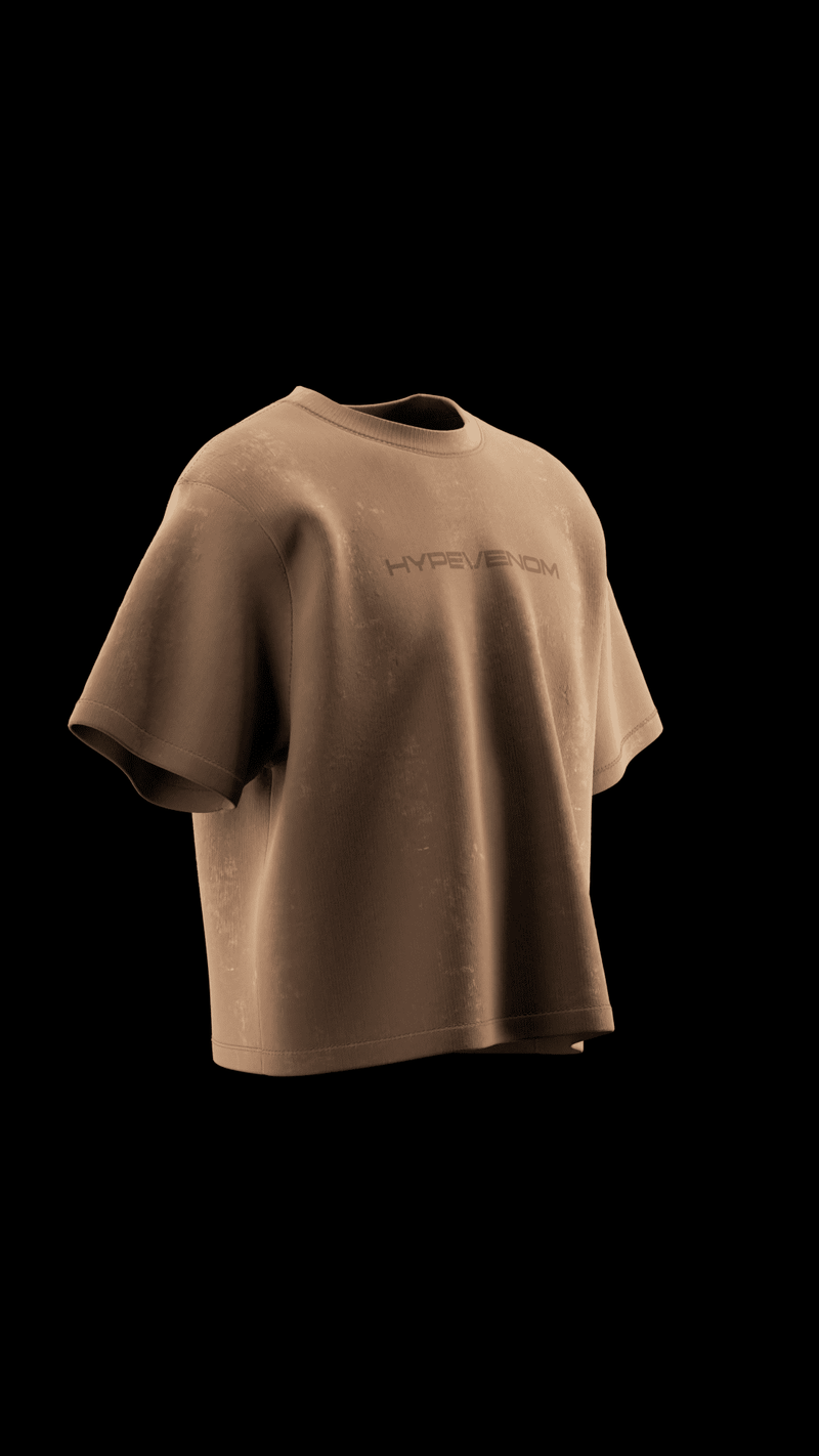 280 GSM 'TAN' SHABBY T-SHIRT