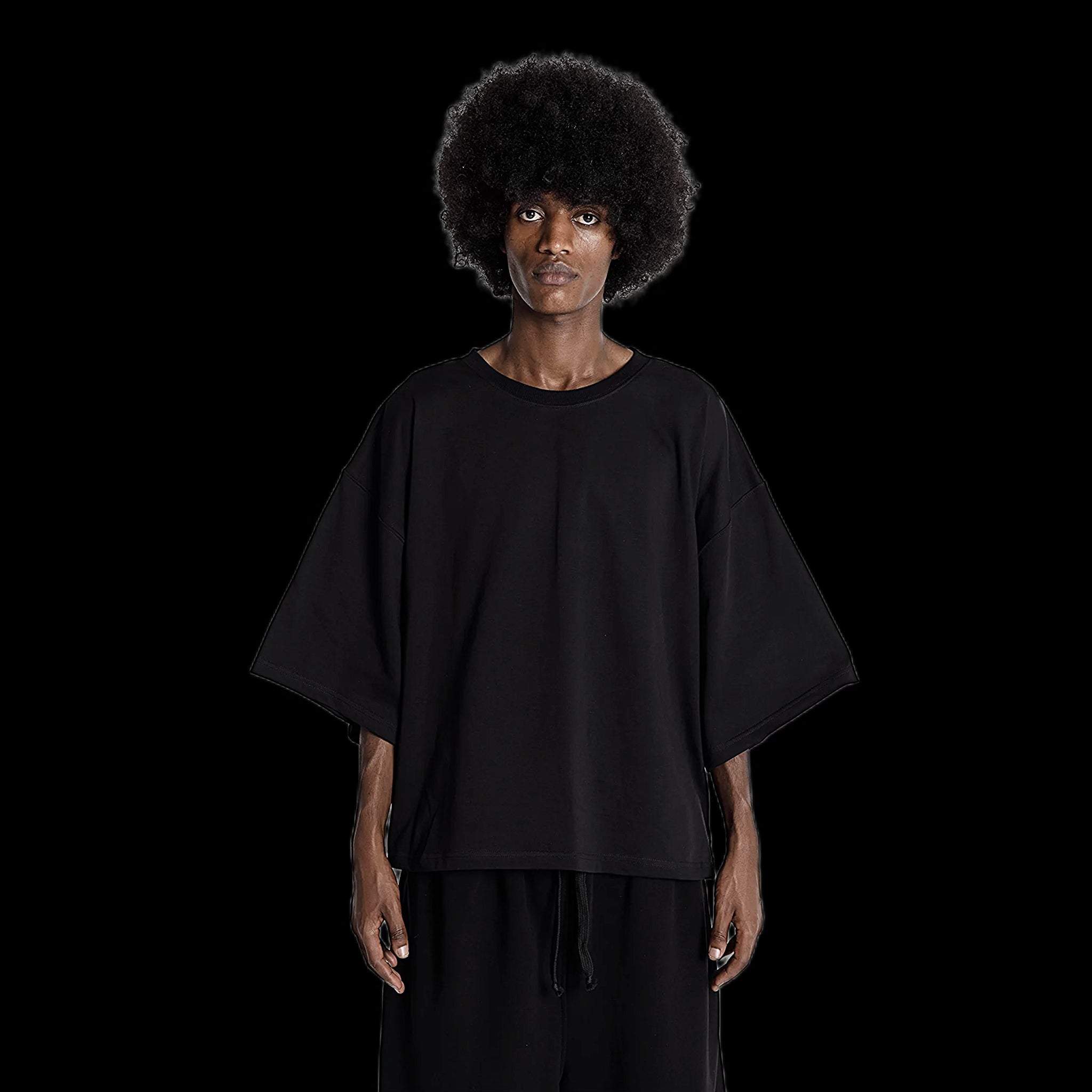 280 GSM SS1 Men's T-shirt Black
