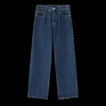 Jeans Straight Basic Dark Blue