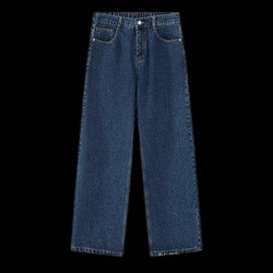 Jeans Straight Basic Dark Blue