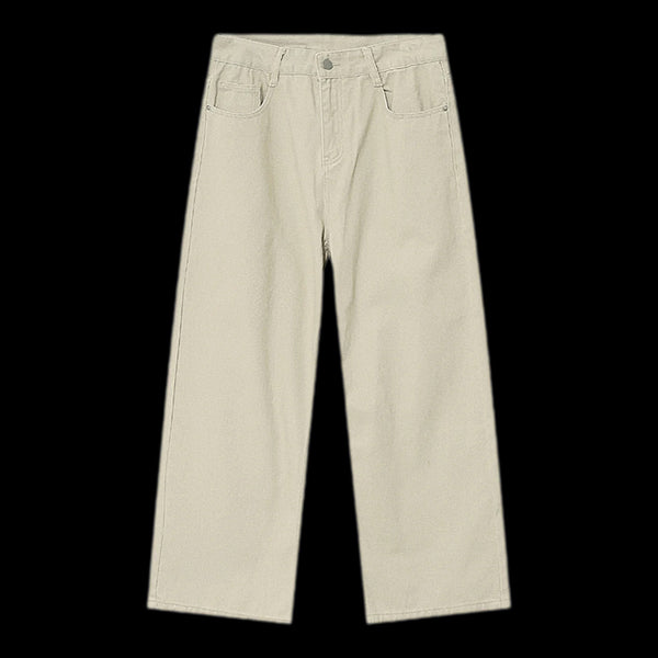 Pantaloni di base cremosi