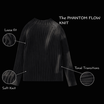 PHANTOM FLOW KNIT BLACK