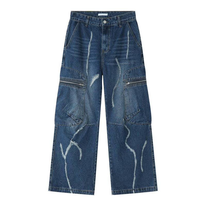 HV JEANS STACKS BLAUW UNISEX