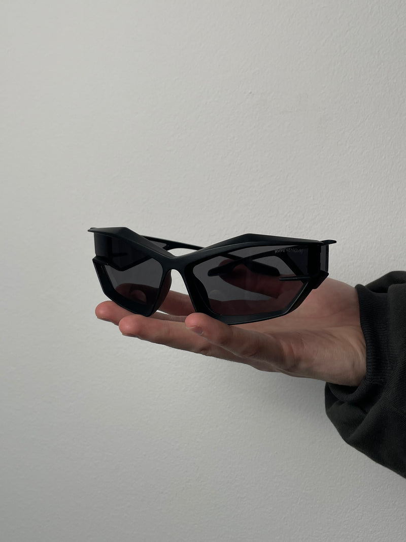 Vision Y2K Glasses | Black