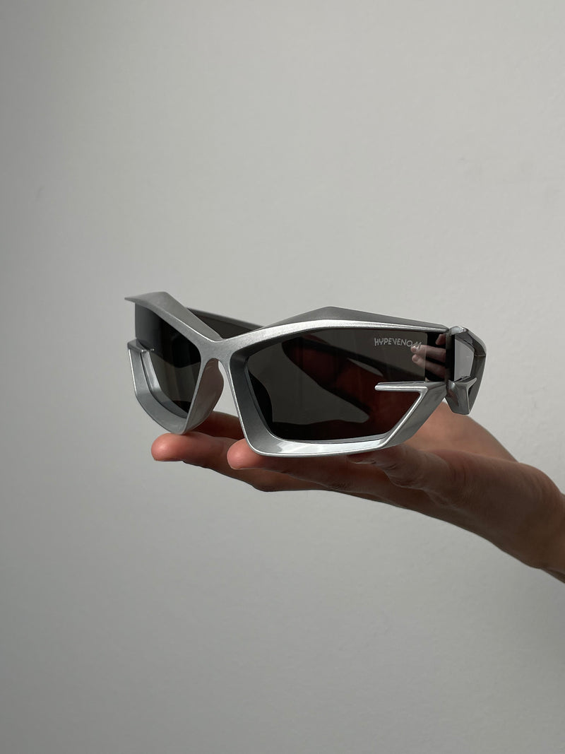 Vision Y2K Glasses | Silver