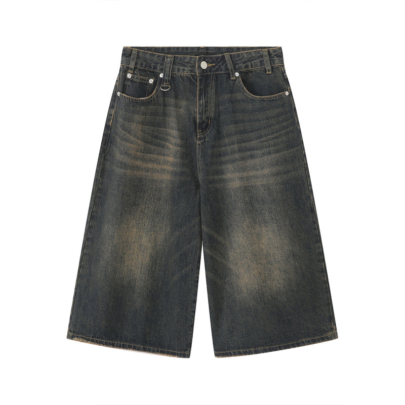 Jeans raccolto largo unisex