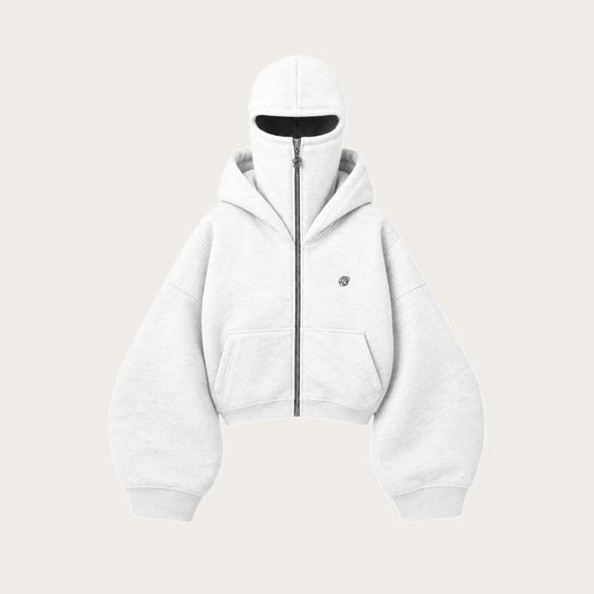 BALACLAVA HOODIE ASH GREY
