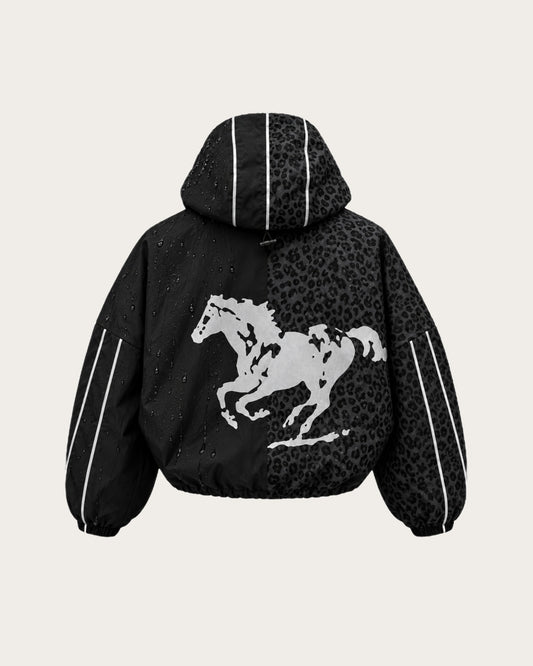 WILD REVEAL JACKET BLACK – tył