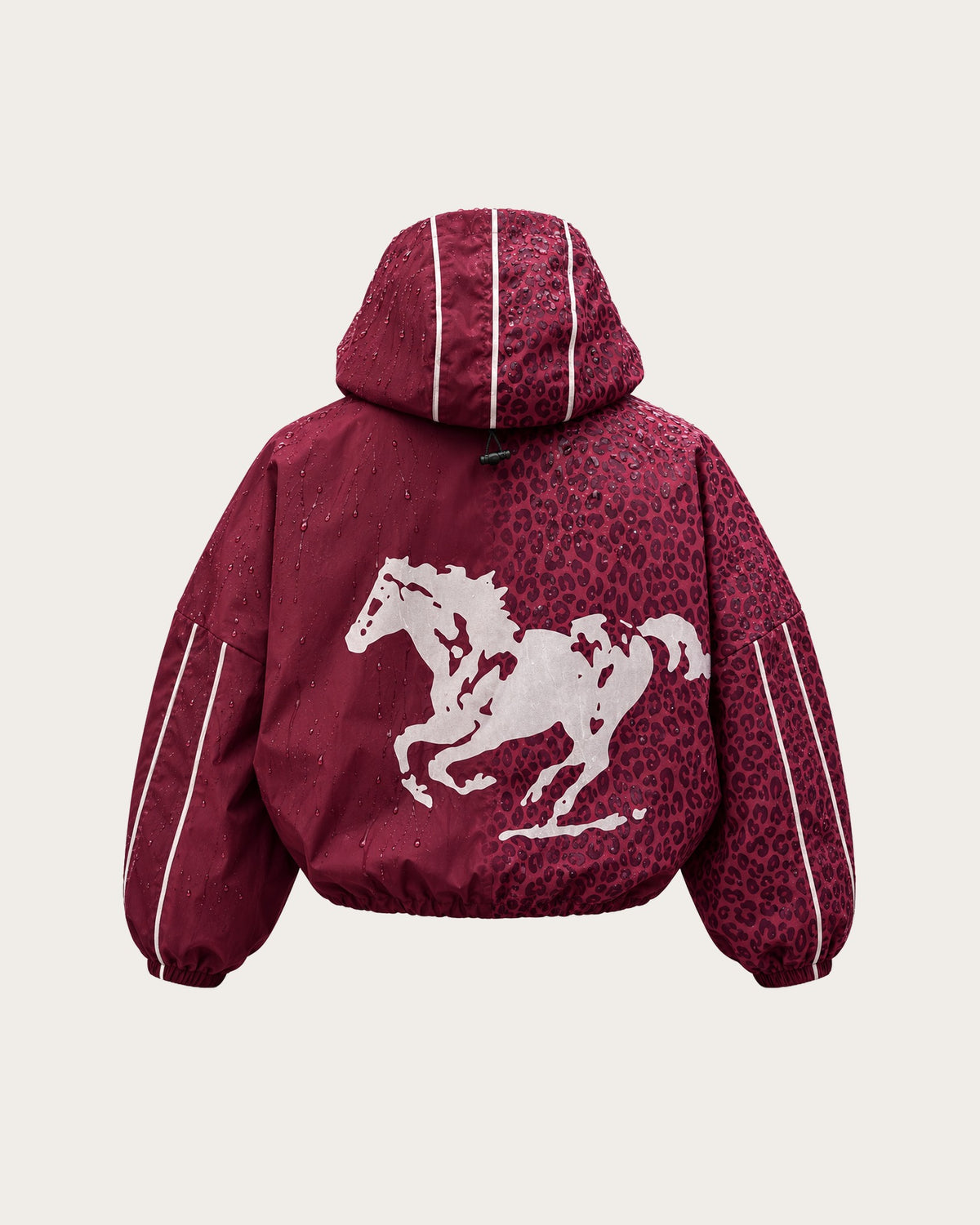 WILD REVEAL JACKET BURGUNDY – tył
