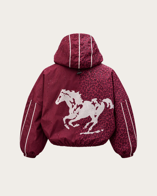 WILD REVEAL JACKET BURGUNDY – tył