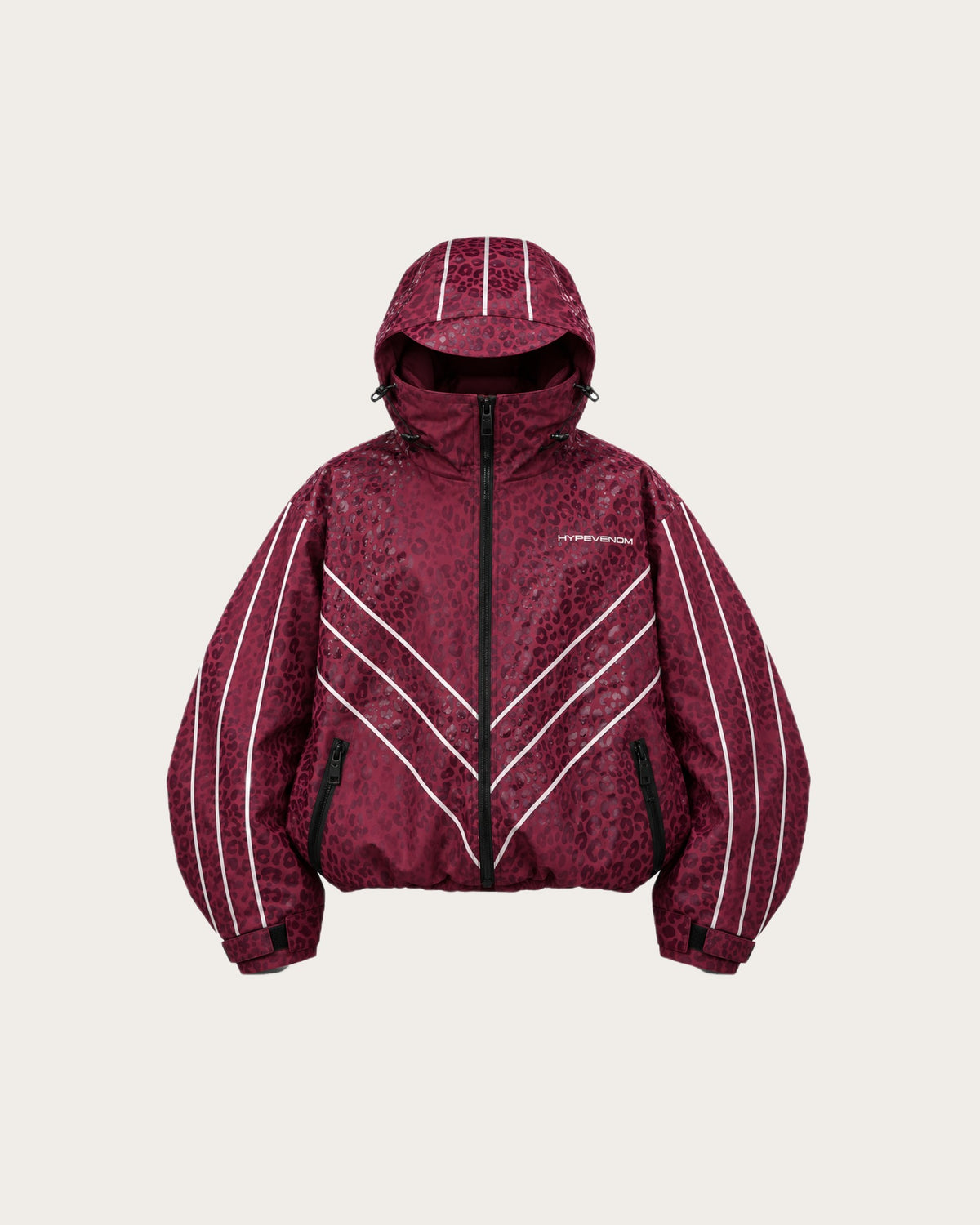 WILD REVEAL JACKET BURGUNDY – przód