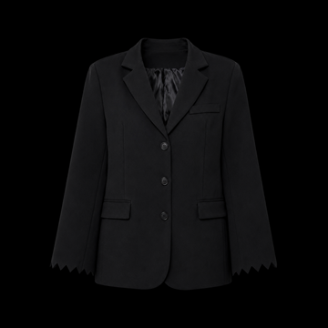 jacket black ribbon