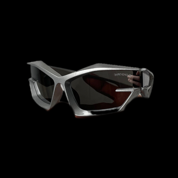 Okulary Vision Y2K | Srebrne