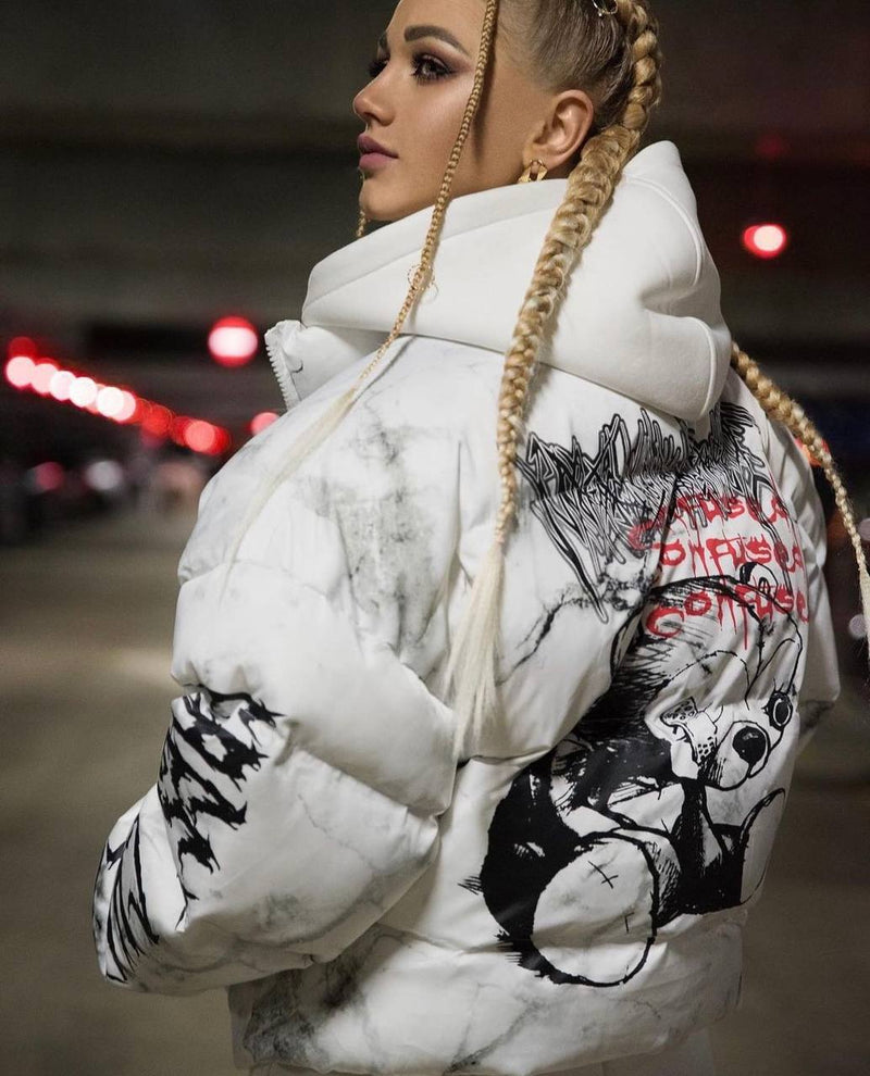 HV MARBLE BEAR White Jacket 💔